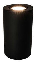 Happy Homewares Uplighter Floor or Table Lamp with Tilt Capability - GU10 in Black - thumbnail 1