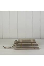 KDMD Wooden Festive Sleigh Decoration / Display Stand in Light Brown - thumbnail 1