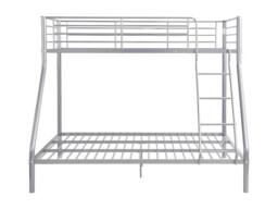 Vente-unique Bunk Beds - 90 & 140 X 190 Cm - Steel - Silver - ELEVATIO IV - Size: Double - thumbnail 5