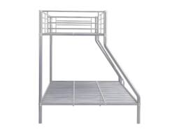 Vente-unique Bunk Beds - 90 & 140 X 190 Cm - Steel - Silver - ELEVATIO IV - Size: Double - thumbnail 6