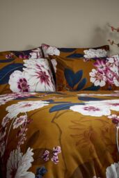Paoletti Kyoto Floral 100% Cotton Duvet Cover Set - Size: Double - thumbnail 4