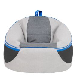 icon PLAY-R1 Alpha Kids Gaming Bean Bag Chair Grey Video Gaming Bean Bags in Light Grey - thumbnail 2