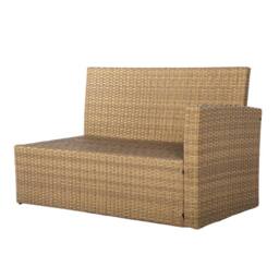 Home Garden Direct St.Tropez Garden Corner Sofa Set with Rising Table - 6 Seater in Brown Rattan with Footstools - thumbnail 8
