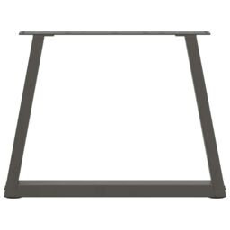 Berkfield Home Dining Table Legs V-Shape 2 pcs Anthracite 70x(42-43.3) cm Steel in Black - thumbnail 5