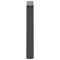 Berkfield Home Dining Table Legs V-Shape 2 pcs Anthracite 70x(42-43.3) cm Steel in Black - thumbnail 6