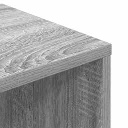 Berkfield Home Book Cabinet Grey Sonoma 34x31x112 cm Engineered Wood - Size: 34 x 31 x 112 cm - thumbnail 7