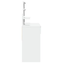 Berkfield Home Dressing Table with LED White 100x40x130 cm - Size: 100 x 40 x 130 cm - thumbnail 6