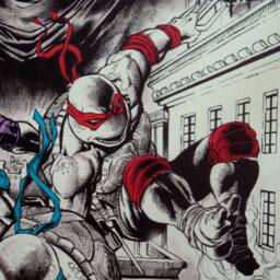 Teenage Mutant Ninja Turtles Limited Edition 40th Anniversary A3 Art Print - thumbnail 2