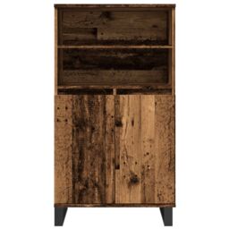 Berkfield Home Highboard Old Wood 60x36x110 cm Engineered Wood in Brown - Size: 60 x 36 x 110 cm - thumbnail 4