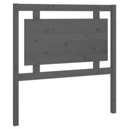 Berkfield Home Bed Headboard Grey 95.5x4x100 cm Solid Pine Wood - thumbnail 2