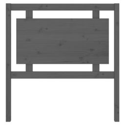 Berkfield Home Bed Headboard Grey 95.5x4x100 cm Solid Pine Wood - thumbnail 4