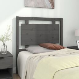 Berkfield Home Bed Headboard Grey 95.5x4x100 cm Solid Pine Wood - thumbnail 1