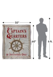 JQ Licensing James Piazza Coastal Captain'S Quarters Ship'S Wheel Silky Touch Super Soft Throw Blanket 152 X 127 cm in White - thumbnail 5