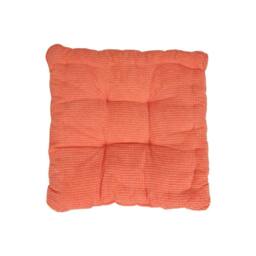 EONLION Orange Dining Chair Seat Pads Corduroy Square Thick Booster Cushion - Size: 120 cm x 90 cm - thumbnail 4