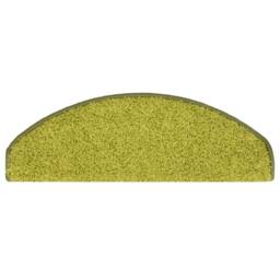 Berkfield Home Carpet Stair Treads 15 pcs Green 65x21x4 cm - Size: Medium - thumbnail 6