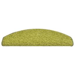 Berkfield Home Carpet Stair Treads 15 pcs Green 65x21x4 cm - Size: Medium - thumbnail 5