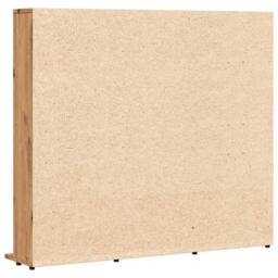 Berkfield Home Sturdy CD Cabinet Artisan Oak 100x23x89.5 cm Engineered Wood in Brown - thumbnail 6
