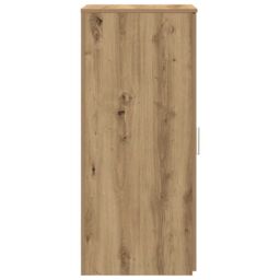 Berkfield Home Storage Cabinet Artisan Oak 40x45x103.5 cm Engineered Wood in Brown - thumbnail 6