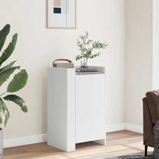 Berkfield Home Sideboard White 45x35x75 cm Engineered Wood - Size: 45 x 35 x 75 cm - image 1