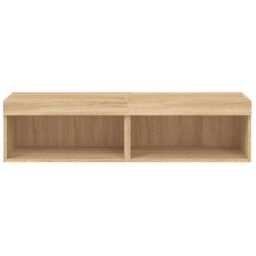 Berkfield Home TV Cabinets with LED Lights 2 pcs Sonoma Oak 60x30x30 cm in Brown - Size: 60 x 30 x 30 cm - thumbnail 8