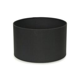 ValueLights Reni Charcoal Grey Fabric Easy Fit Drum Ceiling Lamp Shade - Size: Medium - thumbnail 5