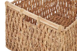 Orsina Lidi Set Of Five Water Hyacinth Storage Baskets in Natural - thumbnail 4