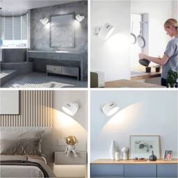 SPETLEK 2X Touch Wall Lights Fittings Rechargeable LED Portable Lamps Dimmable in Cool White - thumbnail 3