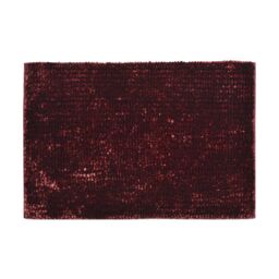 Allure Bath Fashions Velvet Chenille Bobble Bath Mat Non-Slip in Burgundy - thumbnail 1