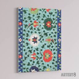 "Artery8 Owen Jones Vibrant Chinese Floral Pattern Canvas Wall Art Print - Size: W12"" x H16""" - thumbnail 2