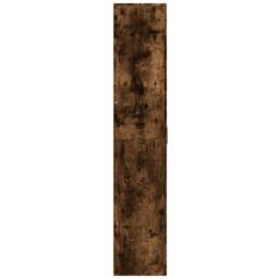 Berkfield Home Highboard Smoked Oak 80x35x180 cm Engineered Wood in Brown - Size: 80 x 35 x 180 cm - thumbnail 4
