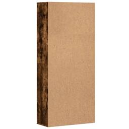 Berkfield Home Highboard Smoked Oak 80x35x180 cm Engineered Wood in Brown - Size: 80 x 35 x 180 cm - thumbnail 5