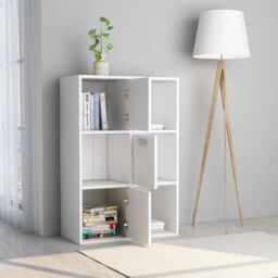 Berkfield Home Storage Cabinet White 60x29.5x90 cm Engineered Wood - thumbnail 3