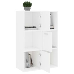 Berkfield Home Storage Cabinet White 60x29.5x90 cm Engineered Wood - thumbnail 5