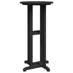 Berkfield Home Modern Bar Table Black 55x55x107 cm HDPE - Size: 55 x 55 x 107 cm - thumbnail 7