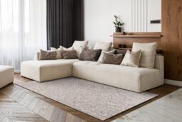 RugsX Casablanca Washable Rug in Beige - Size: 160 cm x 230 cm - thumbnail 5