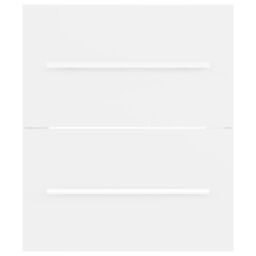 Berkfield Home Sink Cabinet with Built-in Basin White Engineered Wood - thumbnail 5