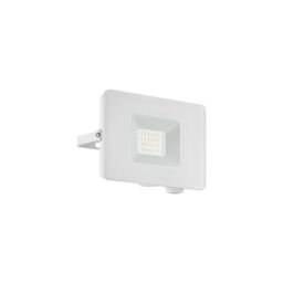 Loops IP65 Outdoor Wall Flood Light White Adjustable 20W Built in LED Porch Lamp - thumbnail 1