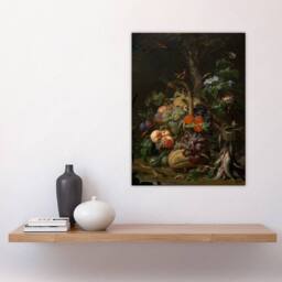 "Artery8 Still Life with Fruit Fish & a Nest Mignon Wall Art Poster Print - Size: W24"" x H32""" - thumbnail 4