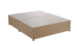 Bedmaster Linen 4 Drawer Divan Base & Headboard in Natural - Size: Double - thumbnail 2