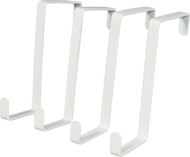 "Xmas Haus Z Door Brackets 50mm 2"" Set of 4 in White" - image 1