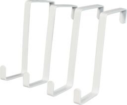 "Xmas Haus Z Door Brackets 50mm 2"" Set of 4 in White" - thumbnail 1