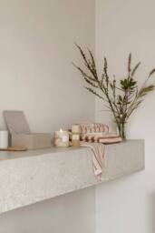 Blomus Set of 2 ARTO Guest Towels 30 x 50 cm - Moonbeam/Amber Brown in Amber - thumbnail 2