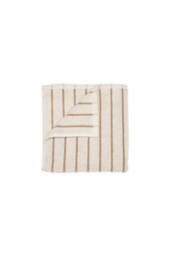 Blomus Set of 2 ARTO Guest Towels 30 x 50 cm - Moonbeam/Amber Brown in Amber