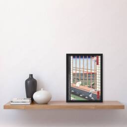 "Artery8 Revelers Torinomachi Festival Vintage Framed Wall Art Print Hiroshige - Size: W12"" x H16""" - thumbnail 4