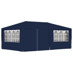 Berkfield Home Professional Party Tent with Side Walls 4x6 m Blue 90 g/m?
