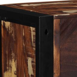 Berkfield Home TV Cabinet Multicolour 80x30x25 cm Solid Wood Reclaimed - Size: 80 x 30 x 25 cm - thumbnail 7