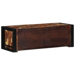 Berkfield Home TV Cabinet Multicolour 80x30x25 cm Solid Wood Reclaimed - Size: 80 x 30 x 25 cm - thumbnail 4