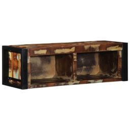 Berkfield Home TV Cabinet Multicolour 80x30x25 cm Solid Wood Reclaimed - Size: 80 x 30 x 25 cm - thumbnail 1