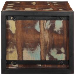 Berkfield Home TV Cabinet Multicolour 80x30x25 cm Solid Wood Reclaimed - Size: 80 x 30 x 25 cm - thumbnail 3