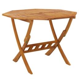 Berkfield Home 5 Piece Garden Dining Set Solid Wood Acacia in Brown - thumbnail 6